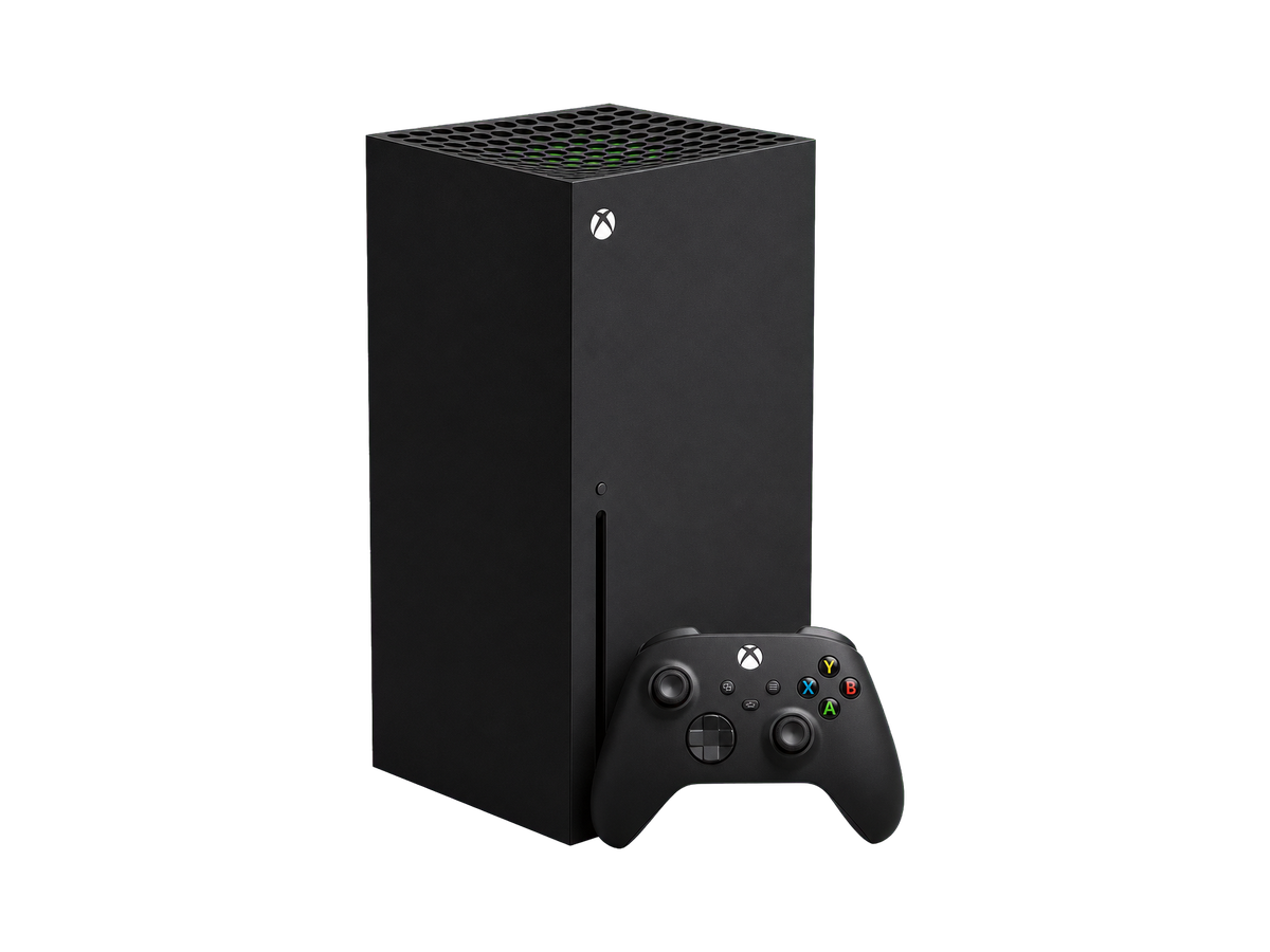 Xbox Series X console with controller
